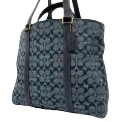 極美品✨COACH ショルダーバッグ 2way シグネチャ ダブルハンドル