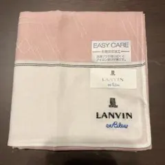 LANVIN en Bleu ハンカチ ピンク/ホワイト