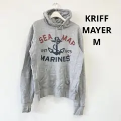 クリフメイヤー　KRIFF MAYER パーカー M プリント グレーのサムネイル