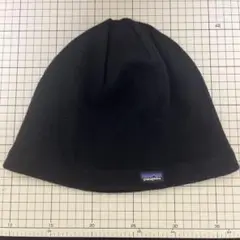 11年製　patagonia 裏地フリース ビーニー 黒