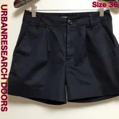 アーバンリサーチドアーズ ショートパンツ ネイビー キュロットスカート 36