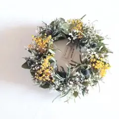 【魔女の棲む森 ～裏庭～】ドライフラワー リース春