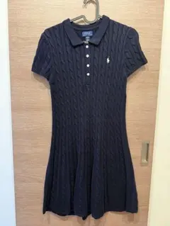 POLO RALPH LAUREN ネイビー ポロドレス L