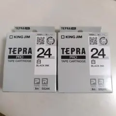 KING JIM TEPRA PRO テープカートリッジ 24mm　2個セット