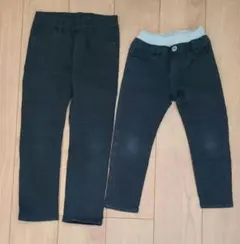 110サイズ ブラック ボトムス　2点セット