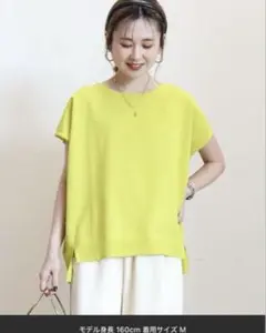 【AMERICAN HOLIC】フレンチスリーブニットプルオーバー