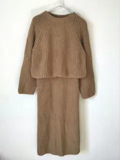 Mila Owen ミラオーウェン ニット Iライン ワンピース