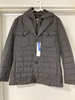 新品　シンプルライフ　ダウン風中綿ジャケット　メンズ　M はっ水　焦茶　定価2万