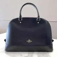 COACH コーチ シエラサッチェル ハンドバッグ ドーム ネイビー