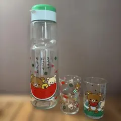 平成当時品　リラックマ 麦茶ポット＆グラスセット 夏休み スイカ柄 未使用