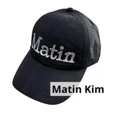 Matin Kim マーティン　キム　ベースボールキャップ　ブラック　速乾のサムネイル