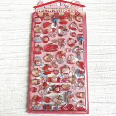 立体シール　3Dシール アップル