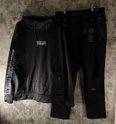 DRESS AIRBORNE タクティカル上下セット 黒　0172