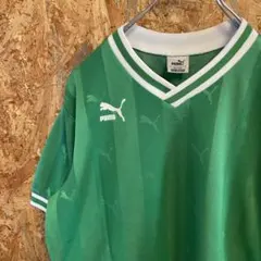 AE9492 スポーツウェア PUMA 半袖Tシャツ グリーン M ポス