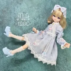 【1200】 ドレス ＆ カチューシャ 22cmドール用