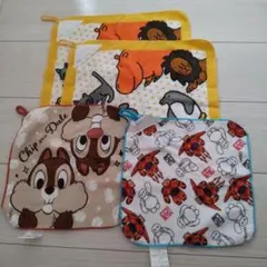 キッズ ループ付タオル 4枚セット