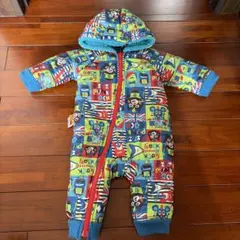 BIT'Z カラフルロンパース リバーシブルシャンプースーツ　カバーオール　70