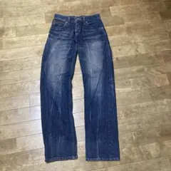 y2k EDWIN ストレートデニム　ストレートジーンズ　ヴィンテージウォッシュ