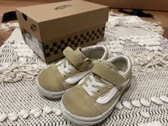 バンズ　オールドスクール　ベージュ15.0センチ