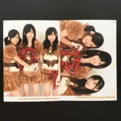 7876 °C-ute 萩原舞 鈴木愛理 中島早貴 生写真 2枚セット