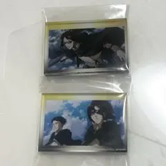 進撃の巨人 アクリルブロック ハンジ リヴァイ 2個セット