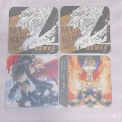 僕のヒーローアカデミア アートコースター ホークス 4枚セット