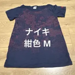 NIKE SPORTSWEAR 半袖Tシャツ ドット柄 ネイビー Mのサムネイル