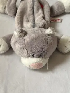 【 NICI 】ぬいぐるみペンケース フィギュアポーチ　/　グレーキャット