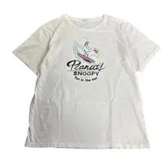 プリントTシャツ　PEANUTS スヌーピー　サーフ系　　半袖　古着　8bのサムネイル