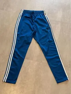 《極美品》adidas originals ジャージ 細身ストレート ロゴ刺繍