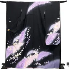 ☆中古品☆振袖 単品 正絹 花模様B級品ヤケ有り振袖 - メルカリ