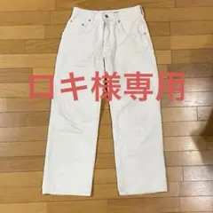Levi’s SILVERTAB ルーズフィット ストレートパンツ ホワイトのサムネイル