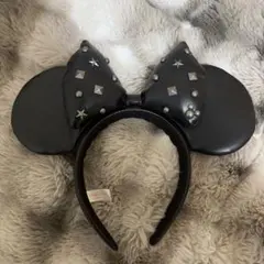 ミッキーマウス耳カチューシャ ブラック