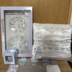 タイトーくじミッフィー70周年　ラスト賞クッション　A賞ケーキスタンド　DE賞付