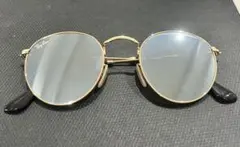 Ray-Ban ゴールド ラウンドサングラス