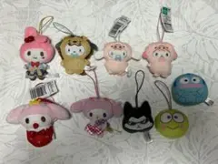 サンリオ マスコット まとめ売り 9個セット ぬいぐるみ