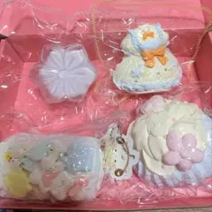 スクイーズ 4点セット かわいいスイーツ・ドレスデザイン まとめ売り
