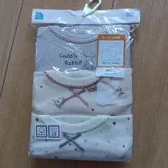【新品未開封】Cuddly Rabbit シャツ肌着3枚セット 80cm