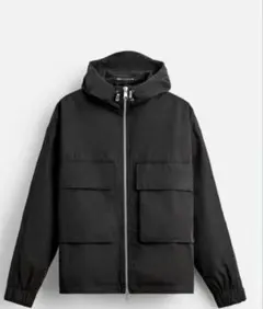ZARA ブラック マウンテンパーカー M