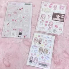 coraltree mering 韓国作家 シール ステッカー デコ ピンク