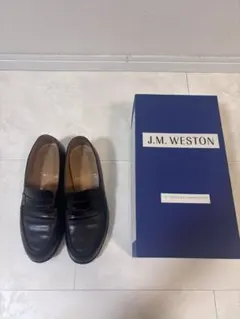 J.M.WESTON 180 シグニーチャーローファー　7.5D 美品のサムネイル