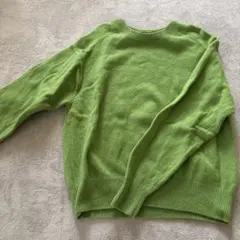 UNIQLO 100%ウール グリーン セーター M