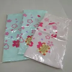 表ガーゼ裏パイル ハンカチ3枚