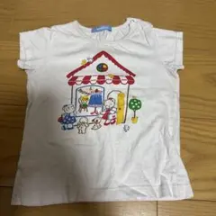 familiar イラストTシャツ ホワイト