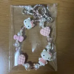 LOWRYS FARM HELLO KITTY キルティングモバイルストラップ