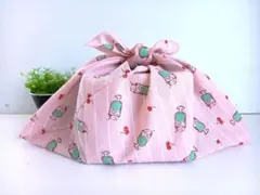 あずま袋◆手拭い◆エコバック◆コンビニバック【クリームソーダ・ピンク】