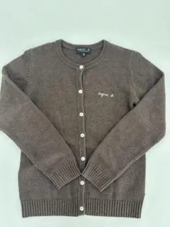 agnès b. カーディガン 12 ans ブラウン