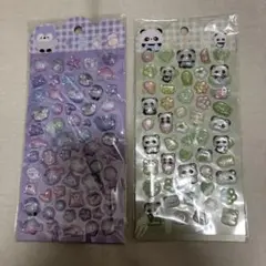 ☆*☆様 ぷくぷくシール二枚