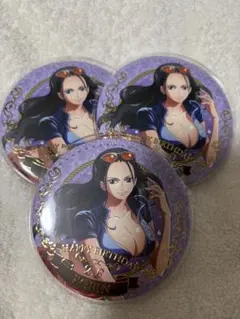 ONE PIECE ハート缶バッジ ロビン - メルカリ