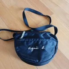 agnès b. ブラック ショルダーバッグ